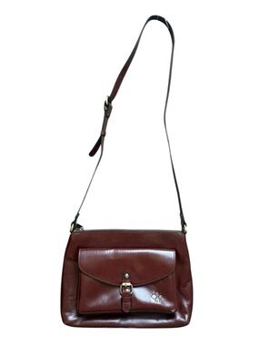Patricia Nash Kirby East West leather crossbody bag.